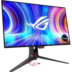 ASUS ROG Swift OLED PG27AQDM 26.5" 2K Monitor - Stunning 2560 x 1440 Resolution, 240Hz Refresh Rate, and Pivot Design for Ultima